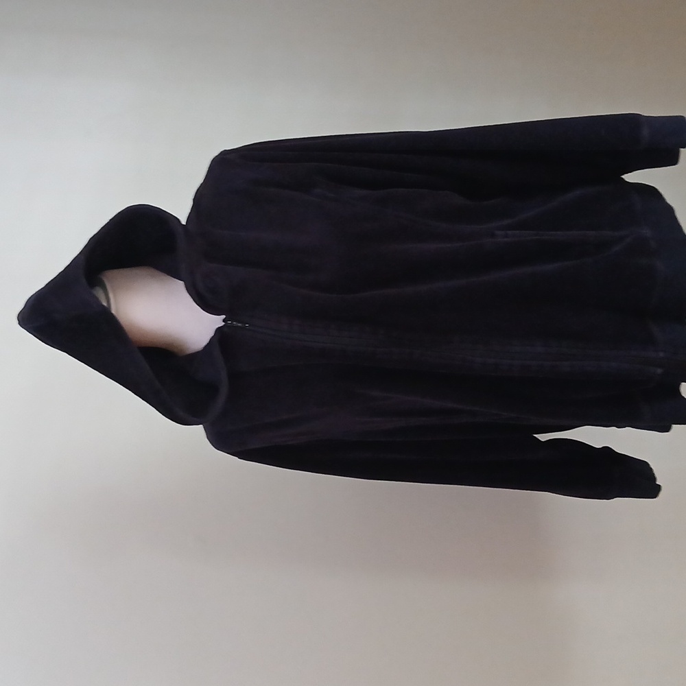 2/$15 Kim Rogers Vintage Velour Zip Hoodie